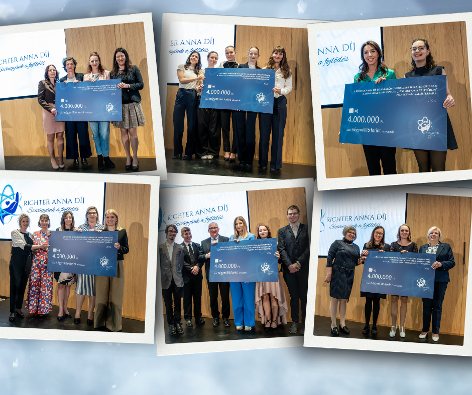 A női egészségtől a varázslatos természettudományokig: sokszínű projektek nyertek támogatást a Richter Anna Díjjal